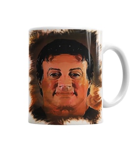 Sylvester Stallone Rambo Kupa Bardak Porselen