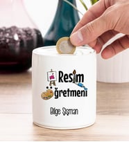 Resim Öğretmeni Kişiye Özel Kumbara