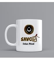 Savcılar Kupa Bardak Kişiye Özel HediyeZ28