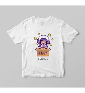 Maymun Astronot Tişörtü (Büyük - Çocuk)