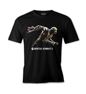 Mortal Combat X Siyah Erkek Tshirt