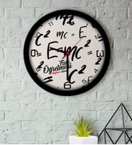BK Gift Kişiye Özel Fizik Öğretmeni Ahşap Duvar Saati-3 (Beyaz)