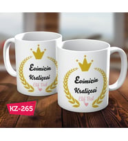 Anneler Gününe Özel Evimizin Kraliçesi İsimli Kişiye Özel Hediye Kupa Bardak