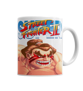 Street Fighter  Honda Kupa Bardak Porselen