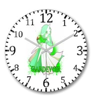 Pokemon Gardevoir Duvar Saati Bombeli Gercek Cam