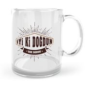 BK Gift Kişiye Özel İyi Ki Doğdun Cam Kupa Bardak  7
