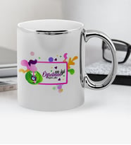 BK Gift Kişiye Özel En İyi Öğretmen Krom Kupa Bardak - 1
