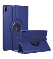 Microsonic Huawei MatePad 10.4'' Kılıf 360 Rotating Stand Deri Lacivert