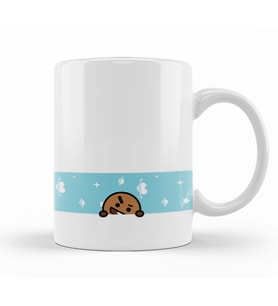 Bt21 Shooky Banner Bts Kupa Bardak Porselen