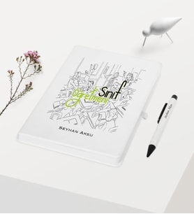 BK Gift Kişiye Özel Sınıf Öğretmeni Temalı Beyaz Defter Kalem Hediye Seti - 4