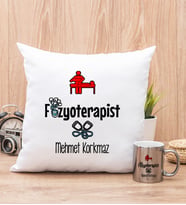 Fizyoterapist Yastık ve Silver Kupa Bardak