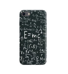 Iphone 8 Çizgi Tasarımlı Siyah Lansman Telefon Kılıfı