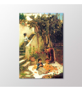 Arty Tablo Portakal Toplayanlar, 1890 Tablo (Karışık)