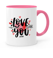 BK Gift Kişiye Özel Seni Seviyorum Pembe Kupa Bardak  2
