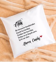 Ablaya Hediye Kişiye Özel Abla Yastık