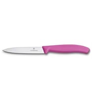 VICTORINOX SOYMA BIÇAĞI 10CM DÜZ PEMBE SİVRİ UÇ 6.7706.L115