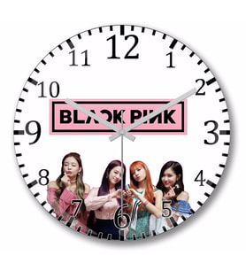Blackpink    Duvar    Saati Bombeli Gercek Cam