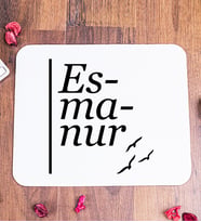 İsme Özel Heceli Kişiye Özel Mouse Pad