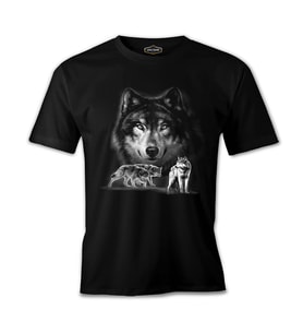 Kurt Siyah Erkek Tshirt