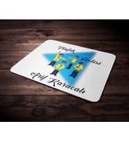 Kişiye Özel Trafik Polisi Tasarımlı Mouse Pad (Renksiz)