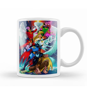 X Men X Gatchaman Kupa Bardak Porselen
