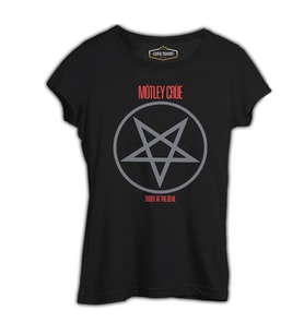 Mötley Crüe - Shout At The Devil Siyah Kadın Tshirt