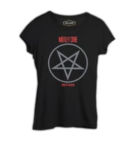 Mötley Crüe - Shout At The Devil Siyah Kadın Tshirt
