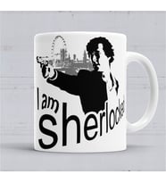 I Am Sherlocked Sherlock Holmes Kupa Bardak Porselen