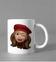 Emoji Kız Stiker Kupası