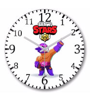 Brawl Stars El Rudo Primo Duvar Saati Bombeli Gercek Cam