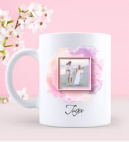 BK Gift Kişiye Özel İsimli Fotoğraflı Beyaz Kupa Bardak-98
