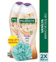 Palmolive Body Butter Vanilya Aşkı Banyo ve Duş Jeli 500 ml x 2 Adet + Duş Lifi Hediye