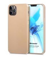Microsonic Matte Silicone Apple iPhone 12 Pro Kılıf Gold