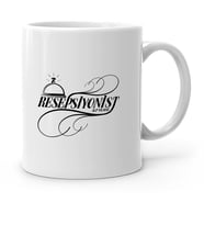 BK Gift Kişiye Özel Mesleki Resepsiyonist Beyaz Kupa Bardak  2