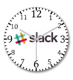 Slack SlackLine Brasil Duvar Saati Bombeli Gercek Cam