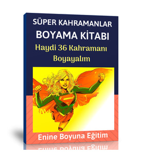 Süper Kahramanlar Boyama Kitabı