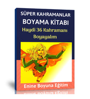 Süper Kahramanlar Boyama Kitabı