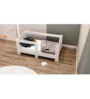 Vega Montessori %100 MDF Karyola ( 70X140 ) V1 Beyaz
