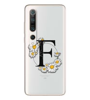 Papatya Harf Tasarım Süper Şeffaf Silikon Telefon Kılıfı Xiomai Mi10-pro F-Harfi