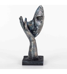 Duymadım Figürlü Mask Biblo Mavi