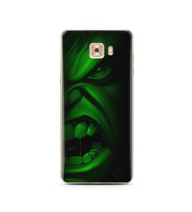 Hulk Tasarım Süper Şeffaf Silikon Telefon Kılıfı Samsung C9 Pro
