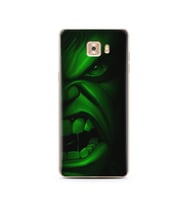 Hulk Tasarım Süper Şeffaf Silikon Telefon Kılıfı Samsung C9 Pro