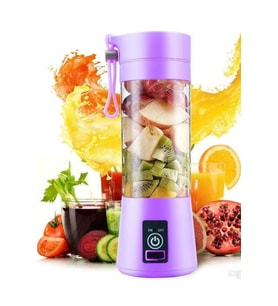 Taşınabilir ve Şarj Edilebilir Smoothie - El Blender (Mor)