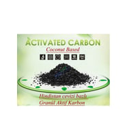 Granül Aktif Karbon Alkol Damıtmaya Uygun Coconut Bazlı 1 Kg (Siyah - Beyaz)