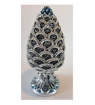 KOZALAK GÜMÜŞ AQUA BLUE TAŞ ESMAÜL HÜSNA ÖZEL TAŞ
