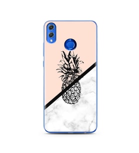 Ananas Tasarım Süper Şeffaf Silikon Telefon Kılıfı Huawei Honor 8X 