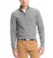 Tommy Hilfiger Erkek Balıkçı Yaka Kazak MW0MW07844 U004862 - GRI  (Gri)