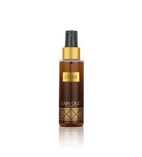 LELAS Zain Oud Unisex Saç Spreyi 100 ML – Oryantal Baharatlı Parfümlü Saç Bakım Spreyi – 1191