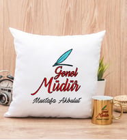 Genel Müdür Yastık ve Gold Kupa Bardak