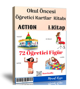 Okul Öncesi Öğretici Kartlar-1 (Action Fiiller)